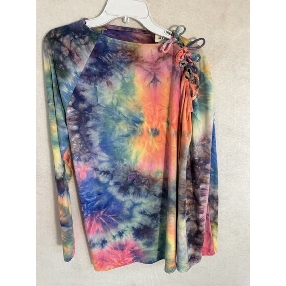 Bibi Women's Long Sleeve Hippy Print Boho Large - Picture 2 of 7